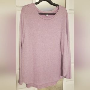 Light violet tunic sweater